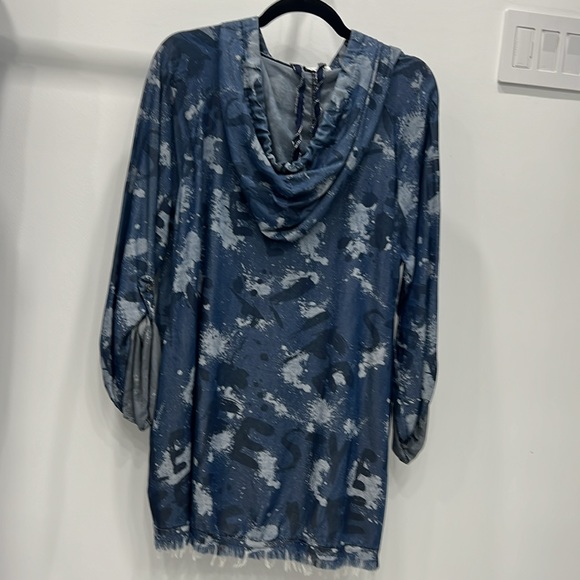 COUTURE IS HERE Lightweight Fringe Hoodie. - Picture 2 of 5